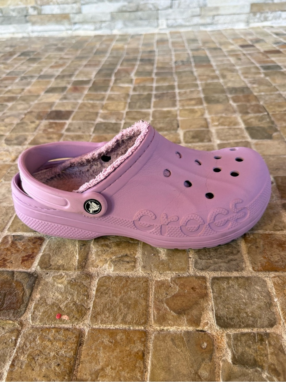 Purple lined crocs - Picture 6 of 9